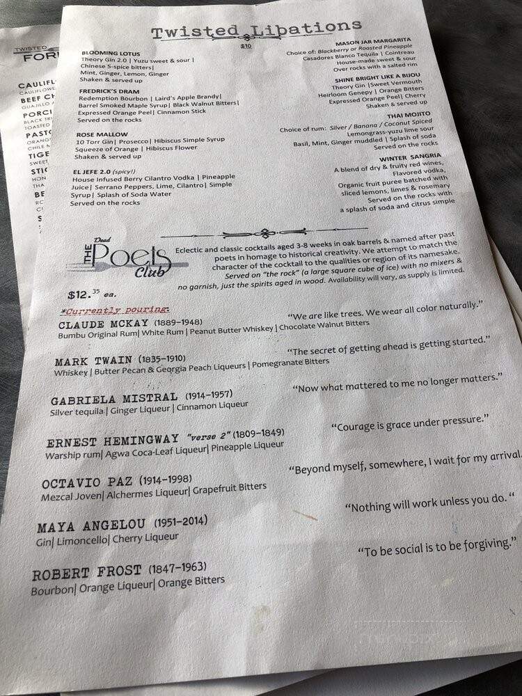 The Twisted Fork - Reno, NV menu_pic