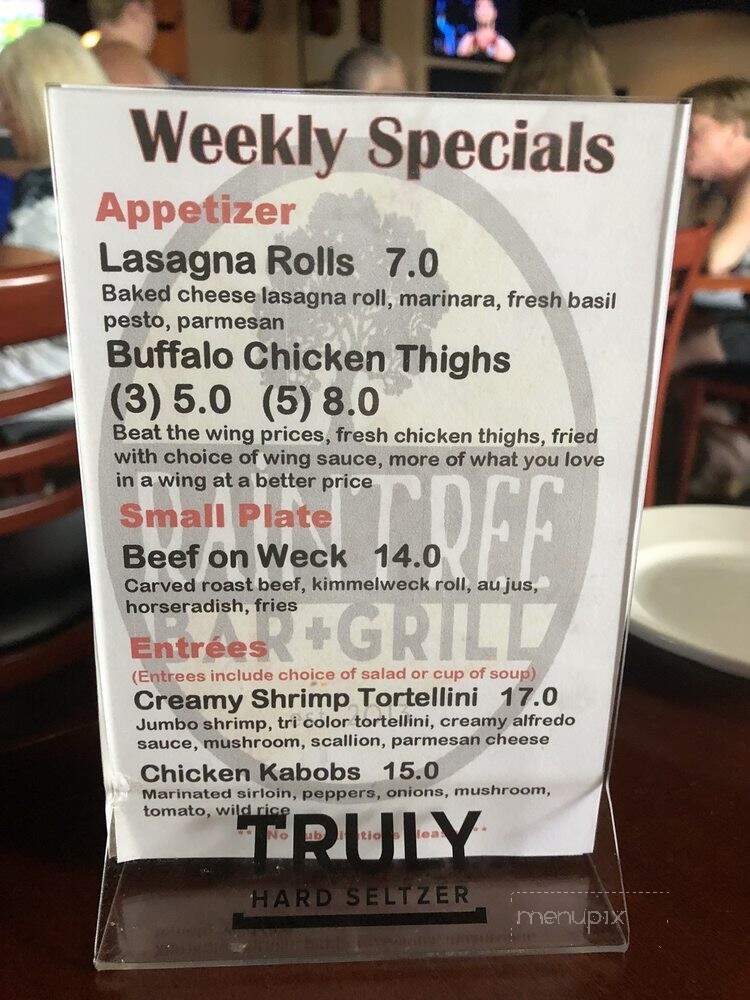 Raintree Pizzeria - Tonawanda, NY menu_pic