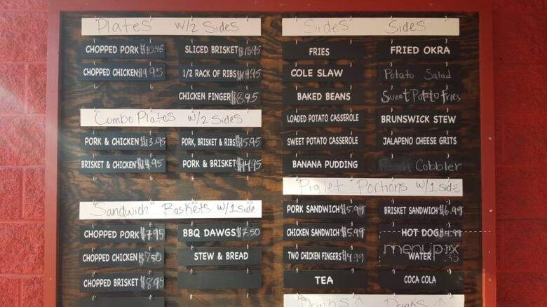 Smokin Pig - Williamston, SC menu_pic