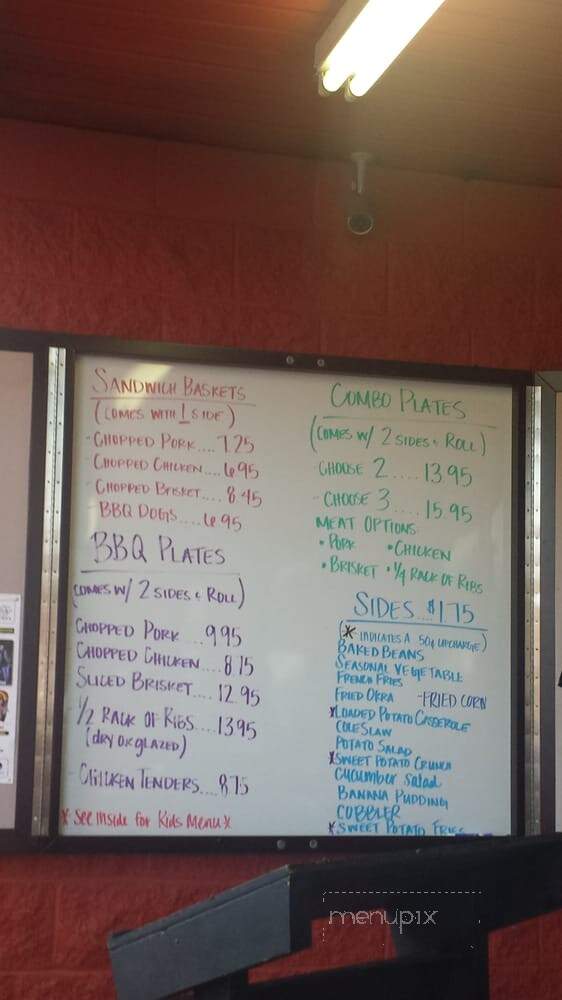 Smokin Pig - Williamston, SC menu_pic