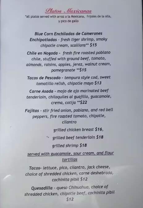 Bella's Mexican Grill - Taos, NM