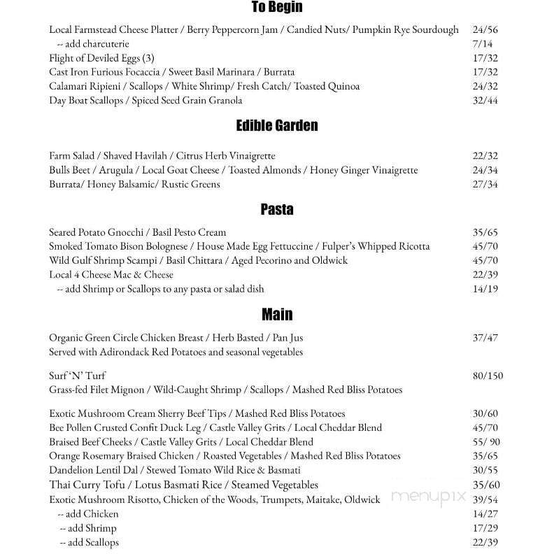 12 Farms Restaurant - Hightstown, NJ menu_pic