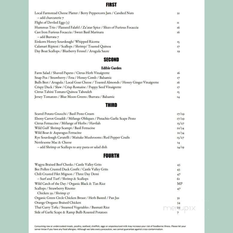 12 Farms Restaurant - Hightstown, NJ menu_pic