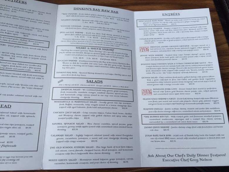 Doc Ford's Rum Bar & Grille - Fort Myers Beach, FL menu_pic