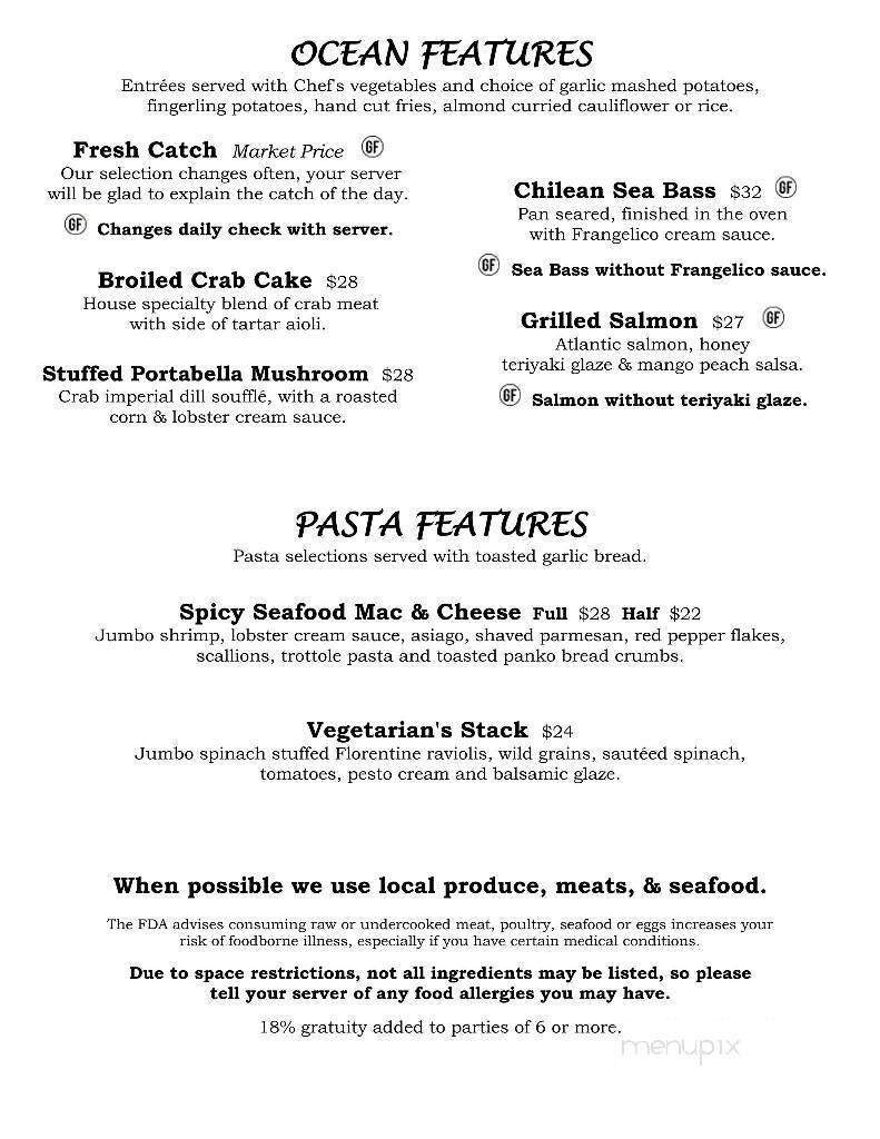 Bully's Restaurant & Pub - Columbia, PA menu_pic