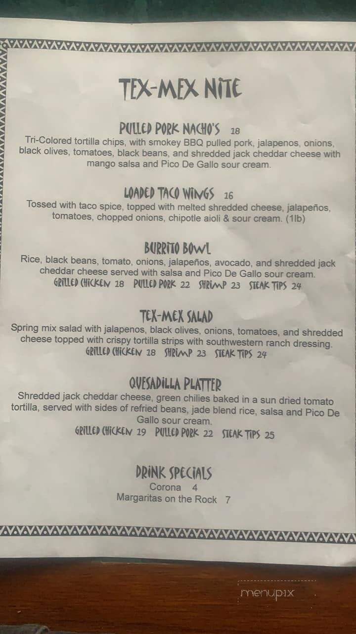 Bully's Restaurant & Pub - Columbia, PA menu_pic
