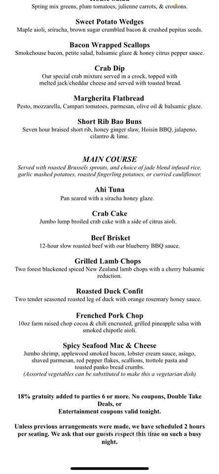 Bully's Restaurant & Pub - Columbia, PA menu_pic
