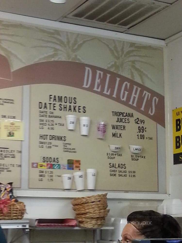 Hadley's Fruit Orchard - Cabazon, CA menu_pic