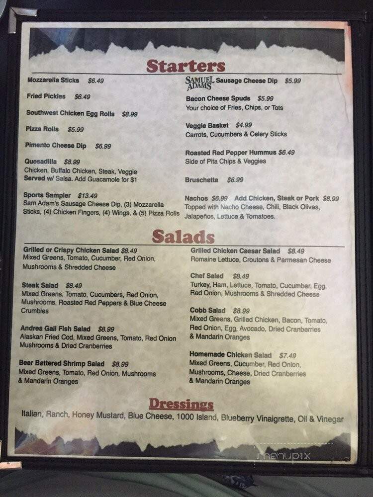 Stumble Stilskins - Greensboro, NC menu_pic