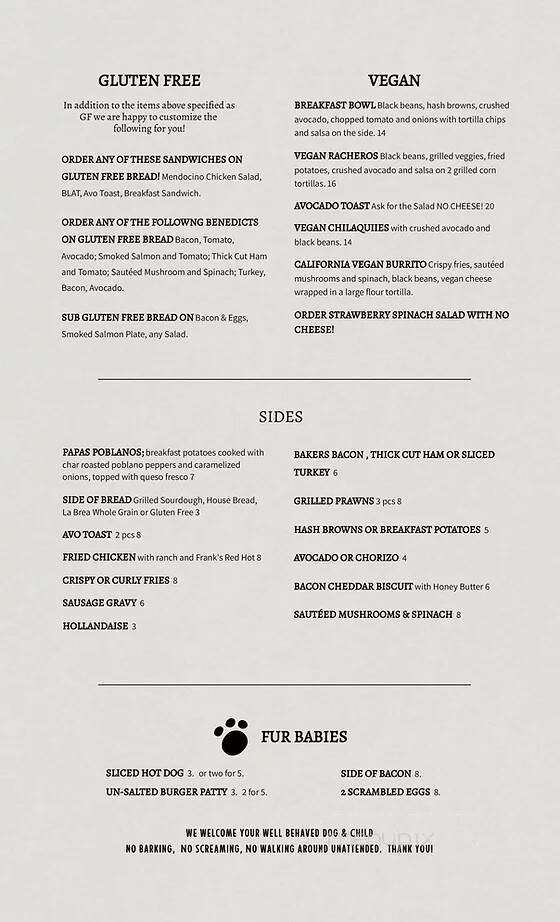 Point Pinos Grill- P.G. Golf Course Clubhouse - Pacific Grove, CA menu_pic