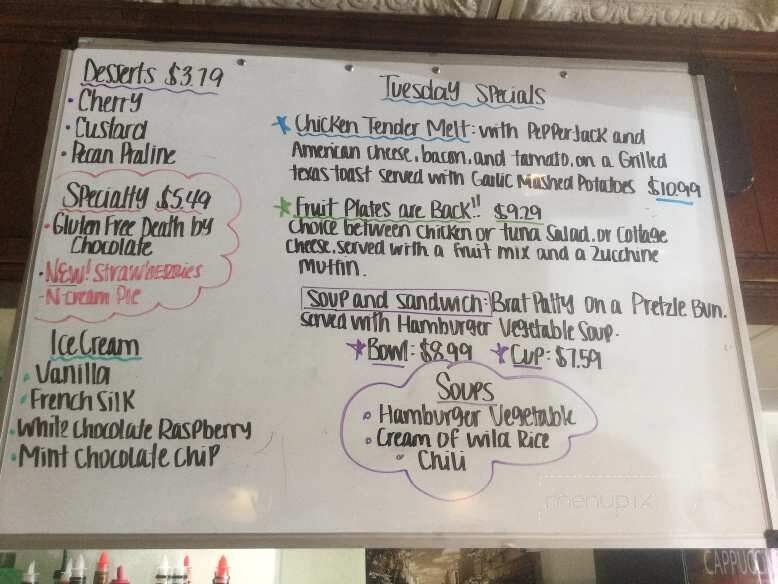 Mint Cafe - Wausau, WI menu_pic