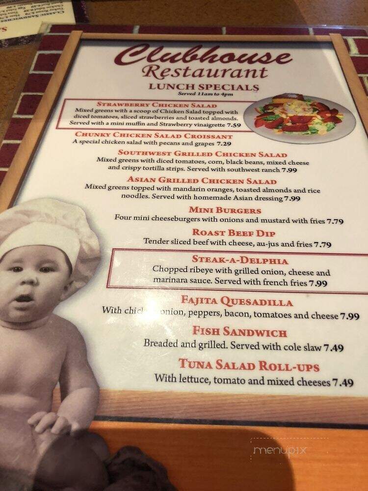 Club House Restaurant - Largo, FL menu_pic