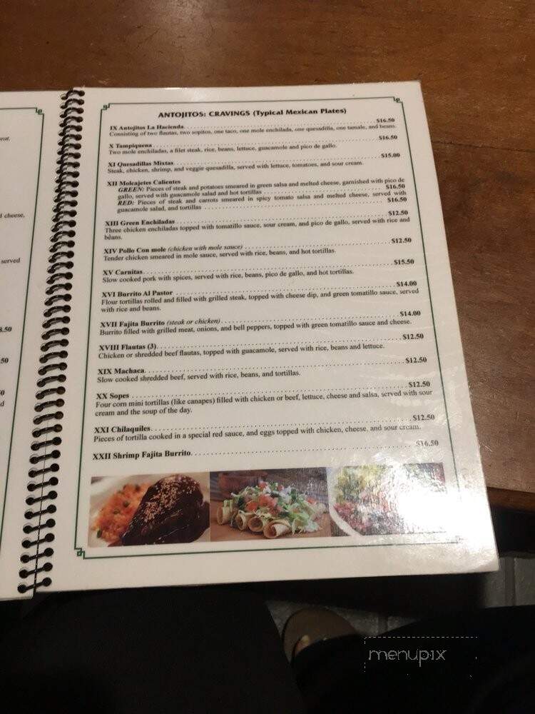 La Hacienda III Mexican Restaurant - Palatka, FL menu_pic