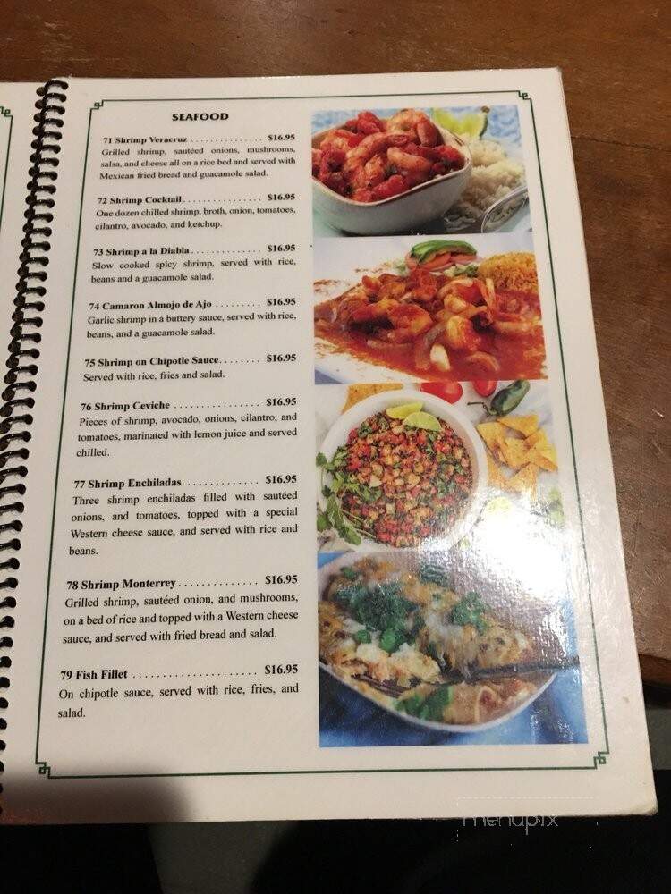 La Hacienda III Mexican Restaurant - Palatka, FL menu_pic