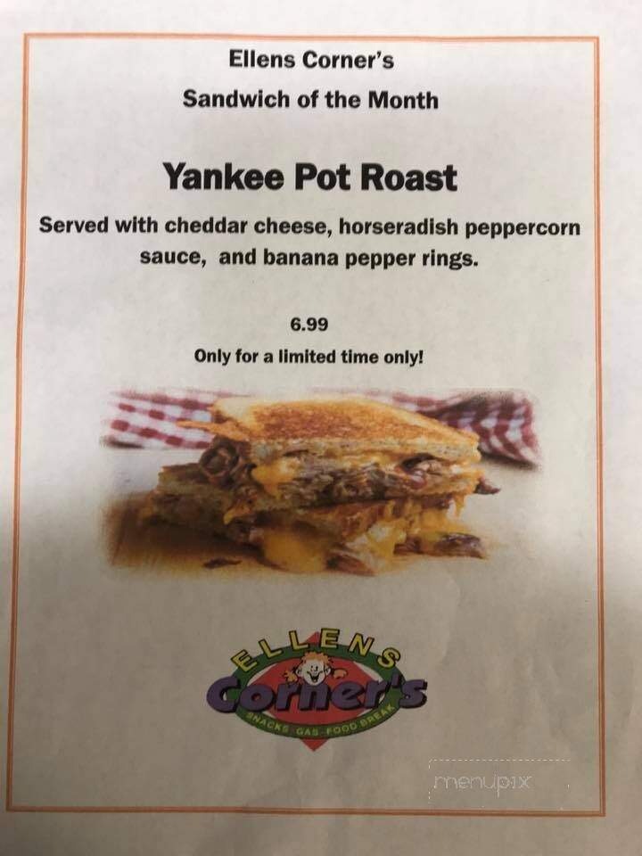 Ellens Corner's Pizza Subs Gas - Mesick, MI menu_pic