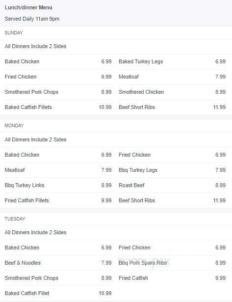 Mac Arthur's Restaurant - Chicago, IL menu_pic
