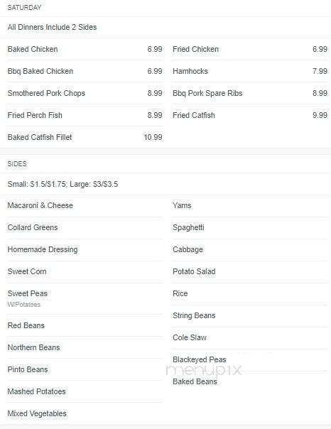 Mac Arthur's Restaurant - Chicago, IL menu_pic