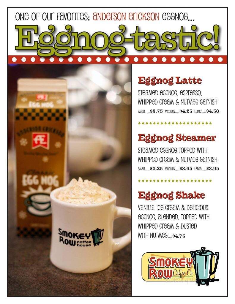 Smokey Row Coffee - Pleasantville, IA menu_pic
