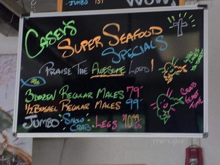 Casey's Crab Co - Laurel, MD menu_pic