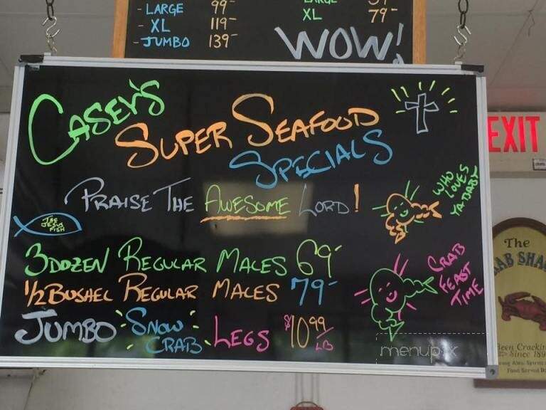 Casey's Crab Co - Laurel, MD menu_pic