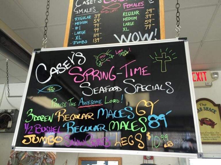 Casey's Crab Co - Laurel, MD menu_pic