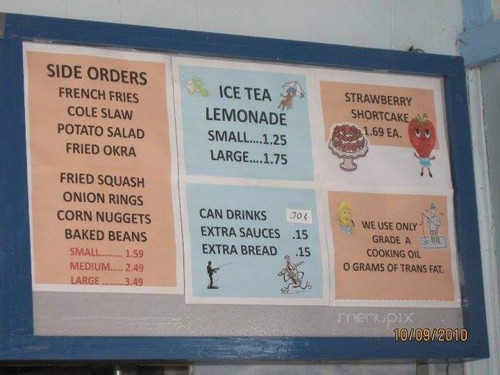 Galle's Seafood - Augusta, GA menu_pic