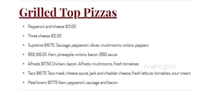 Red Fox Supper Club & Lounge - Helena, MT menu_pic