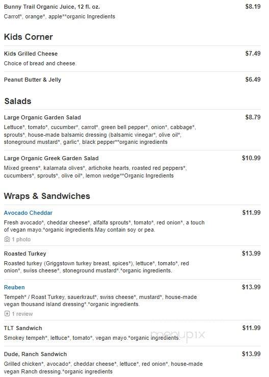 Basil Bandwagon Natural Market - Flemington, NJ menu_pic