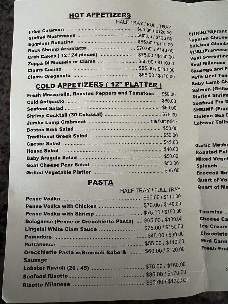 Ponte Vecchio - Old Bridge, NJ menu_pic