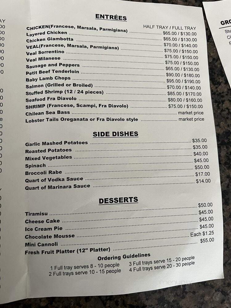 Ponte Vecchio - Old Bridge, NJ menu_pic