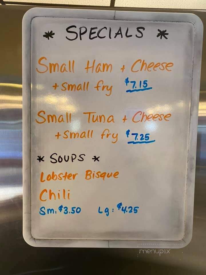 M & M Sandwich Shop - Oley, PA menu_pic