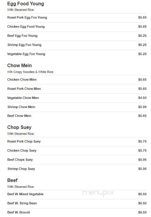 Grand Buffet - Spring Hill, TN menu_pic