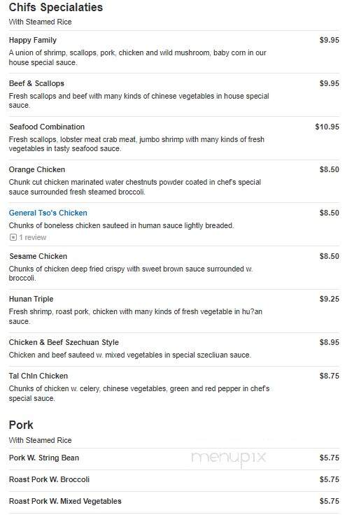 Grand Buffet - Spring Hill, TN menu_pic