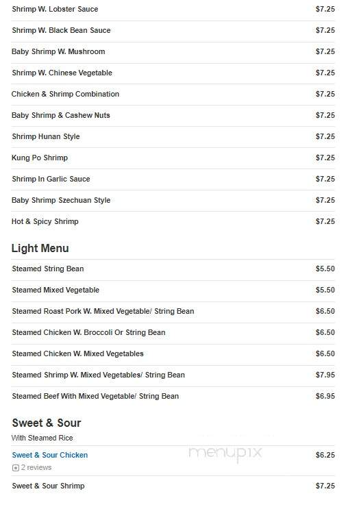 Grand Buffet - Spring Hill, TN menu_pic
