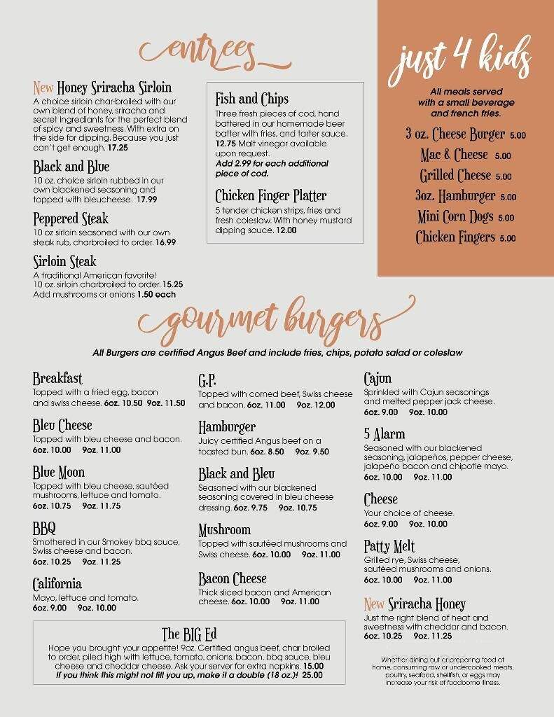 Sportsman's Bar & Grill - Somerset, WI menu_pic