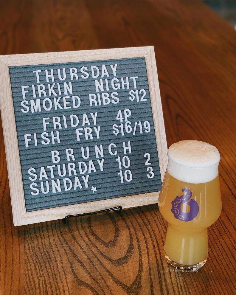 Octopi Brewing - Waunakee, WI menu_pic