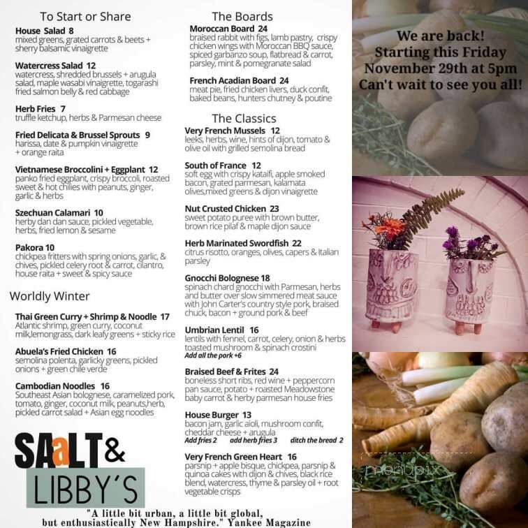 Saalt Pub - Gorham, NH menu_pic
