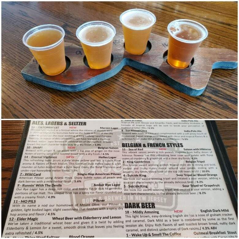 Jersey Girl Brewing - Hackettstown, NJ menu_pic