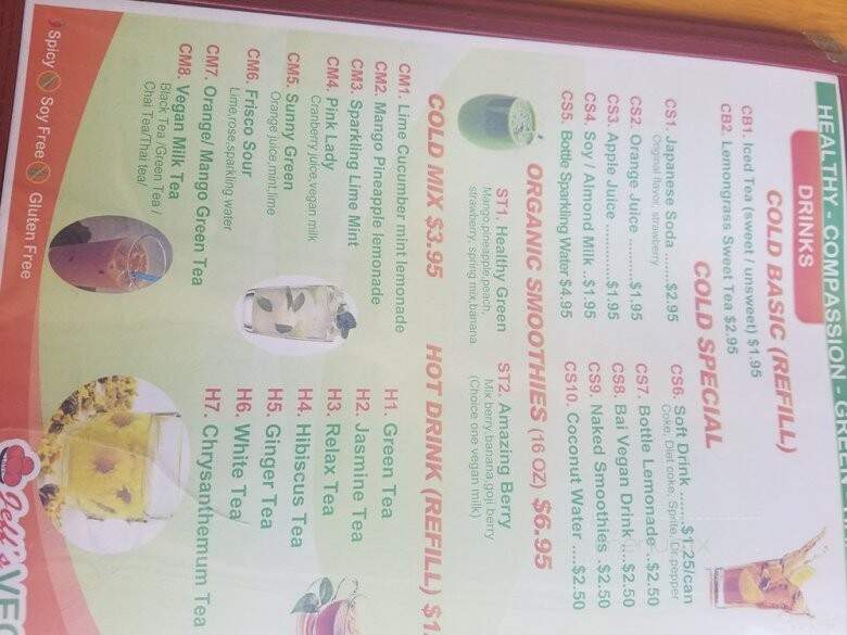 Jeff's Vegan - Frisco, TX menu_pic