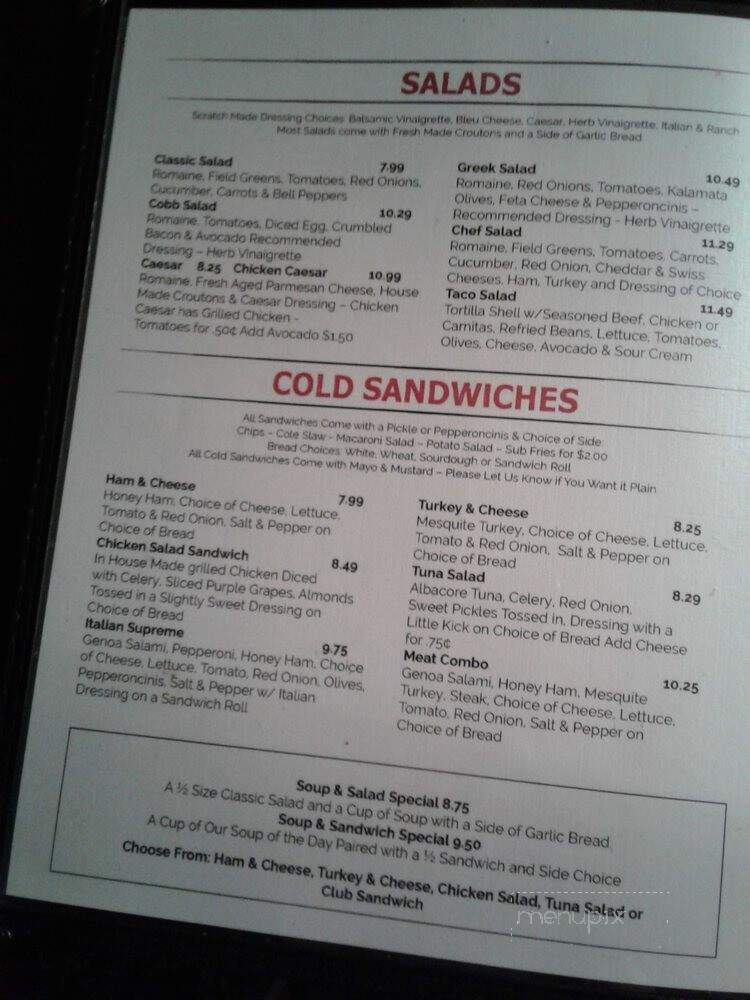 Micks Big Bite Cafe - Susanville, CA menu_pic