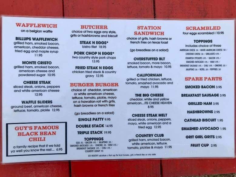 Fill-Up With Billups - Pass Christian, MS menu_pic