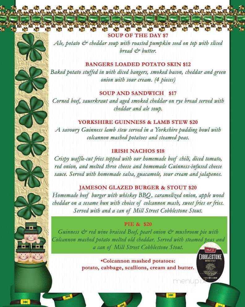 The Cherie Bistro - Toronto, ON menu_pic