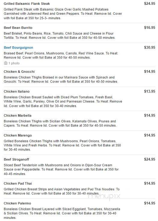 Pasta Vita - Darien, CT menu_pic