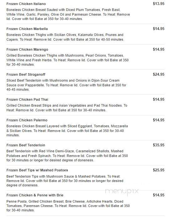 Pasta Vita - Darien, CT menu_pic