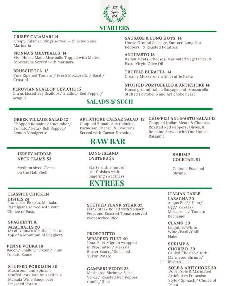 Stanton Italian Table - Flemington, NJ menu_pic