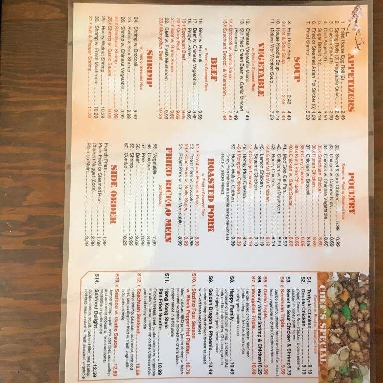 Yummy Yummy Asian Cuisine Chinese - Lyons, KS menu_pic