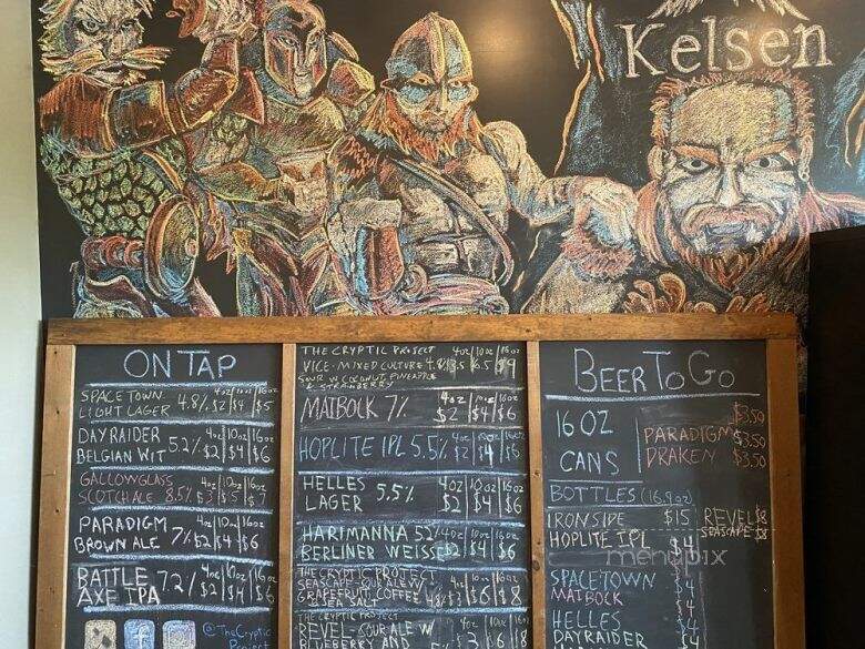 Kelsen Brewing Company - Derry, NH menu_pic