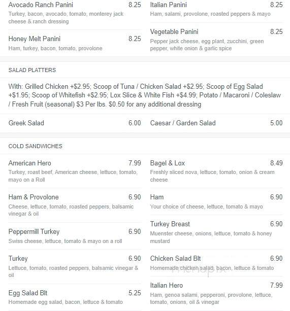 La Bagel Express - Edison, NJ menu_pic