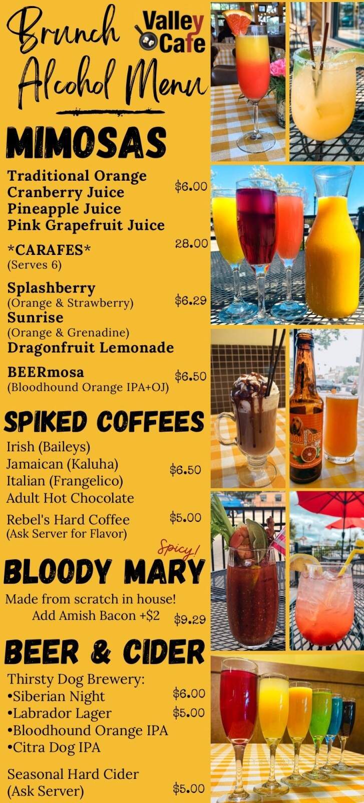 Valley Cafe - Wadsworth, OH menu_pic