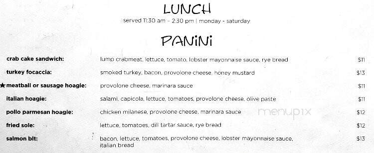 Ferrari's Little Italy - Cincinnati, OH menu_pic